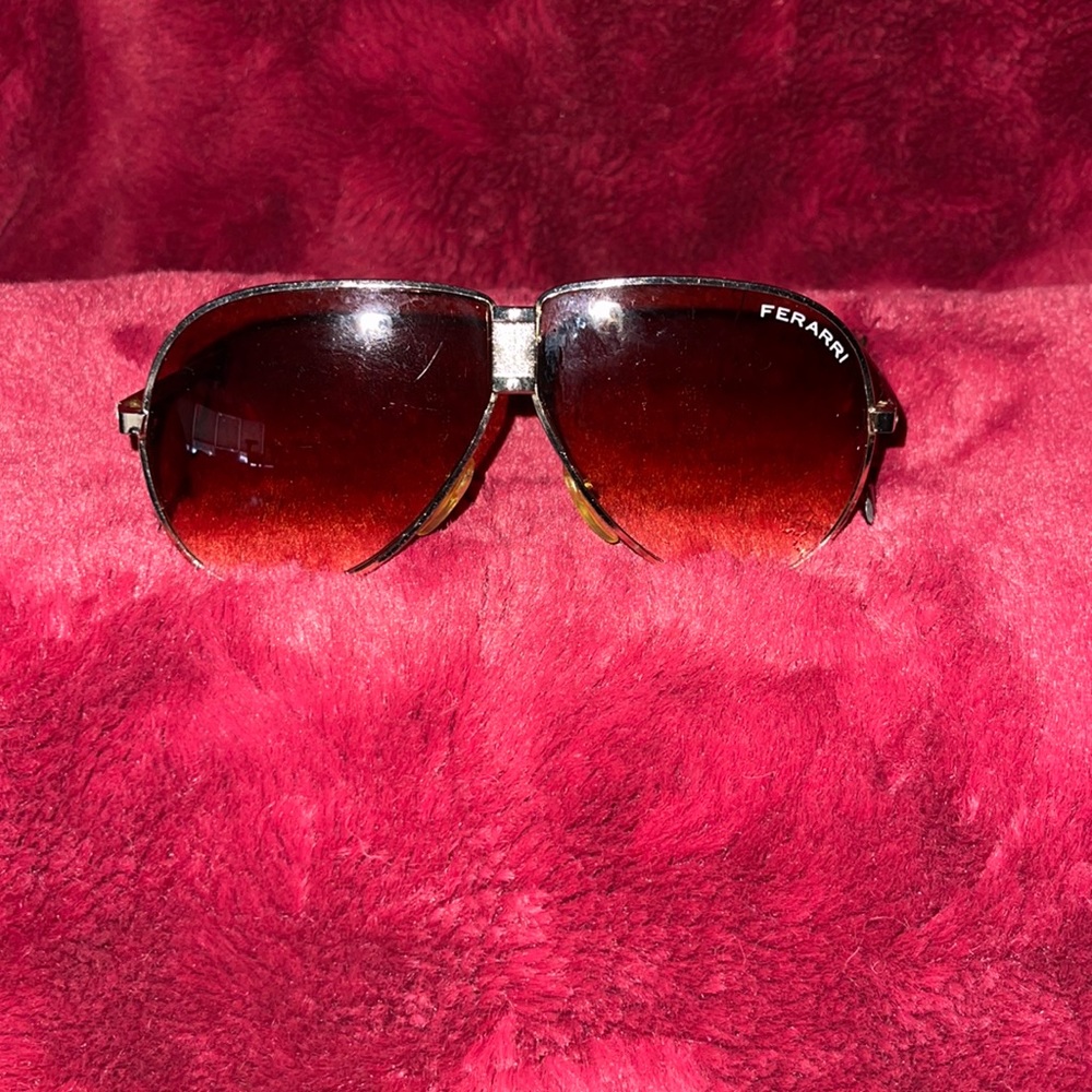 Ferarri roc vintage sunglasses, folding. Very rare and collectible.